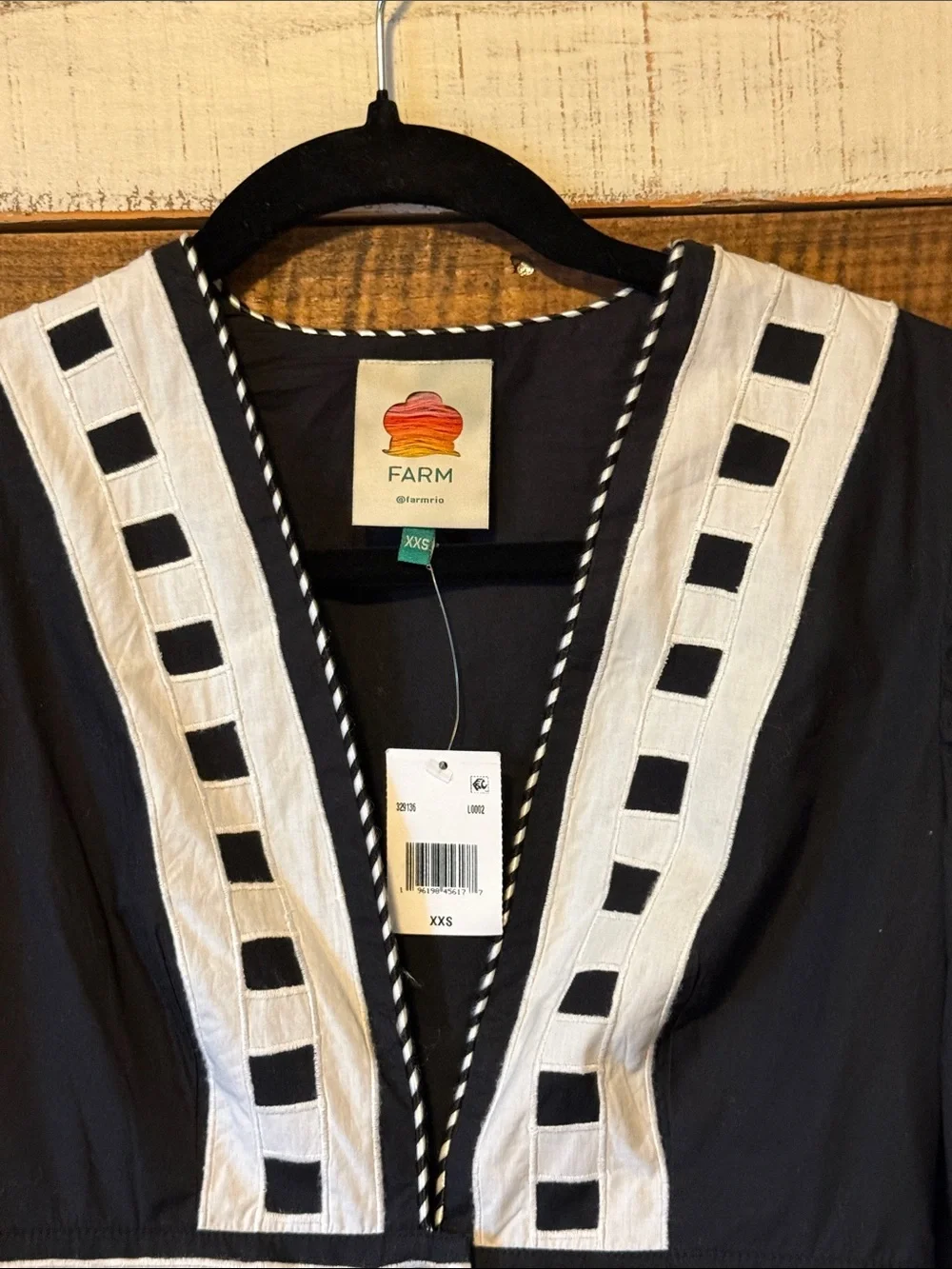 NWT FARM Rio Nature Buttoned Maxi Dress - Picture 8 of 8